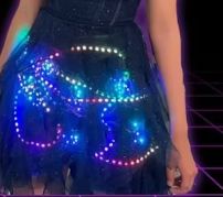 RP2040マイコンで制御するダンスパーティー用LED電飾ドレスを作ってみた