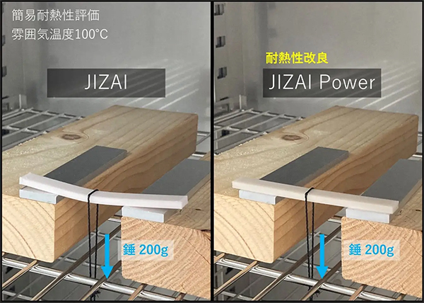 JIZAI Powerの簡易的耐熱性評価