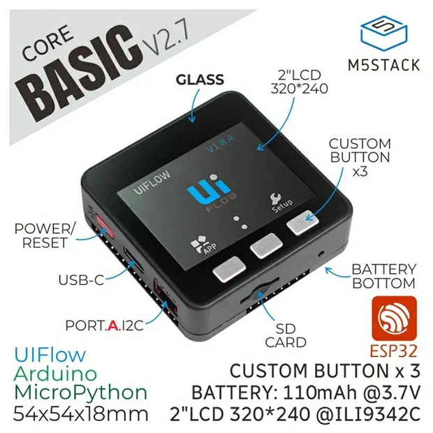 2位：M5Stack Basic V2.7 